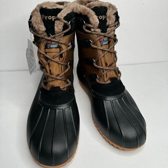 Propet Ingrid Waterproof Duck Boot Pinecone/Black size 10 - Picture 6 of 12